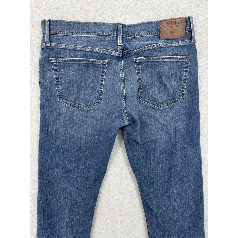 Cremieux Comfort Stretch Men's Jeans 36x34 Straight Leg Blue Denim